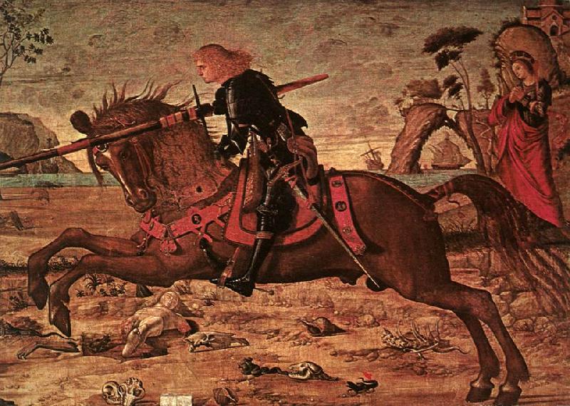 CARPACCIO, Vittore St George and the Dragon (detail) sdgf china oil painting image